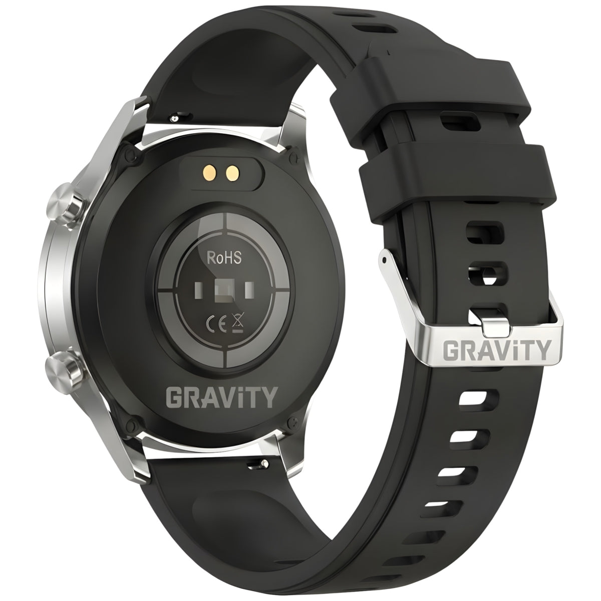 Smartwatch Gravity Srebrny 2 Paski GT10-8