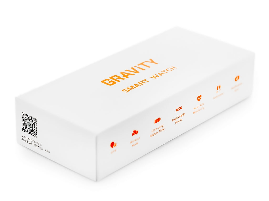 Smartwatch Męski GRAVITY GT28-1 Pasek + Bransoleta Czarny