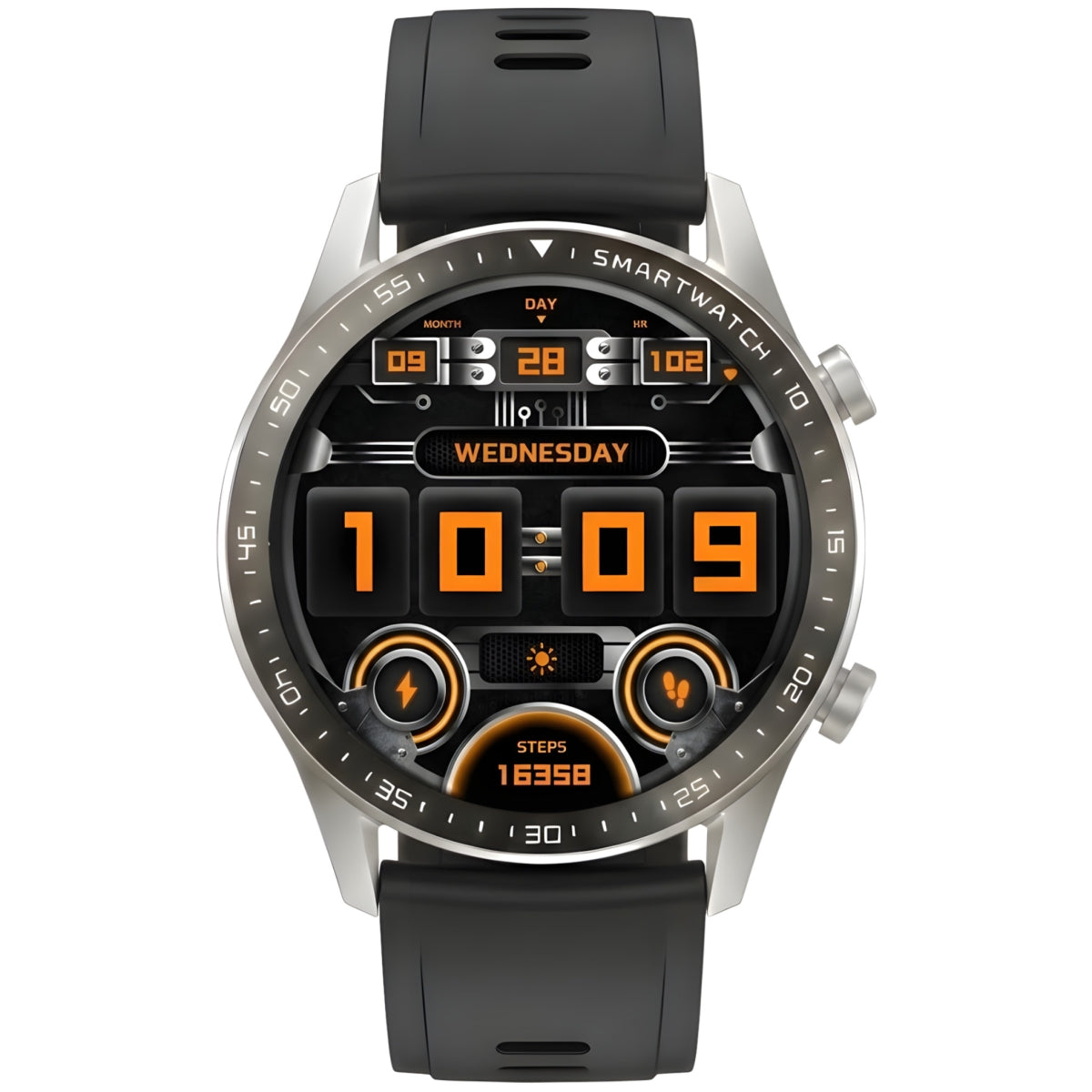 Smartwatch Gravity Srebrny Bransoleta + Pasek GT10-6