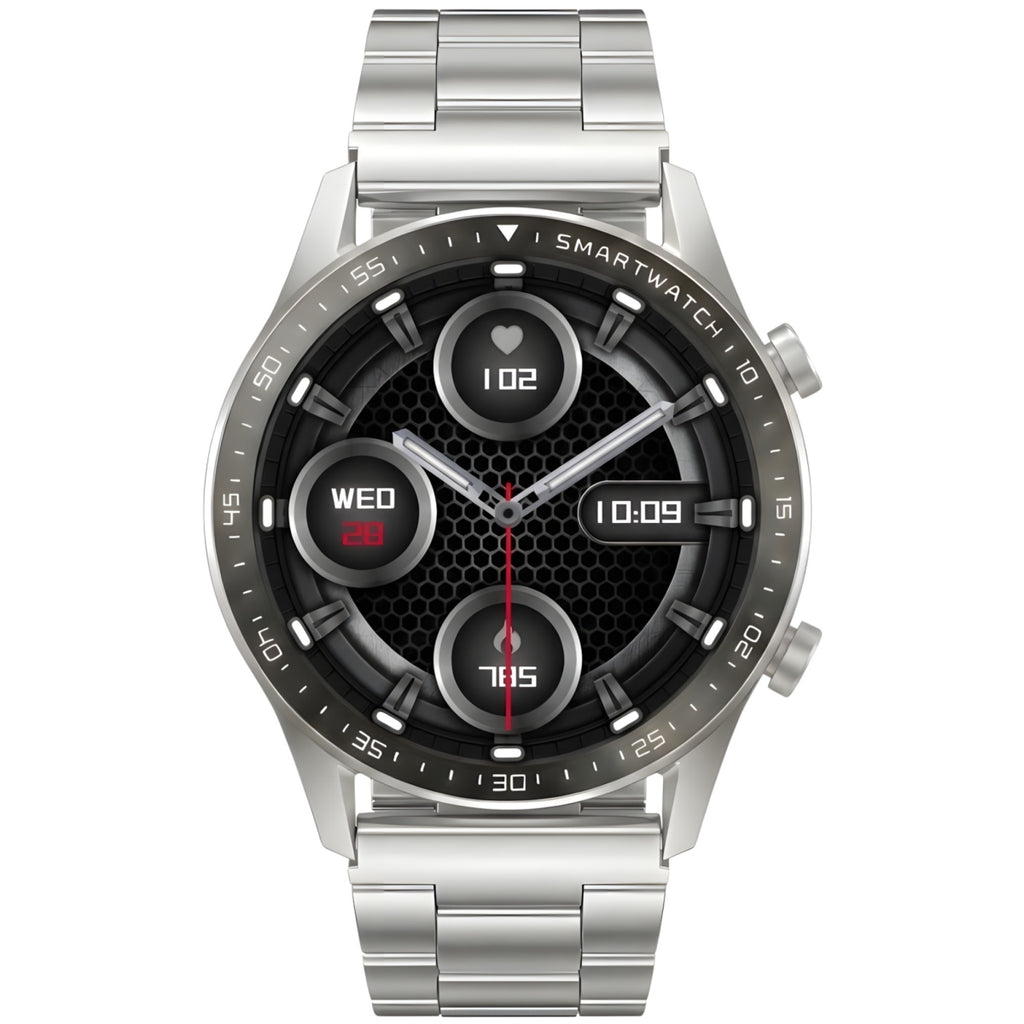 Smartwatch Gravity Srebrny Bransoleta + Pasek GT10-6