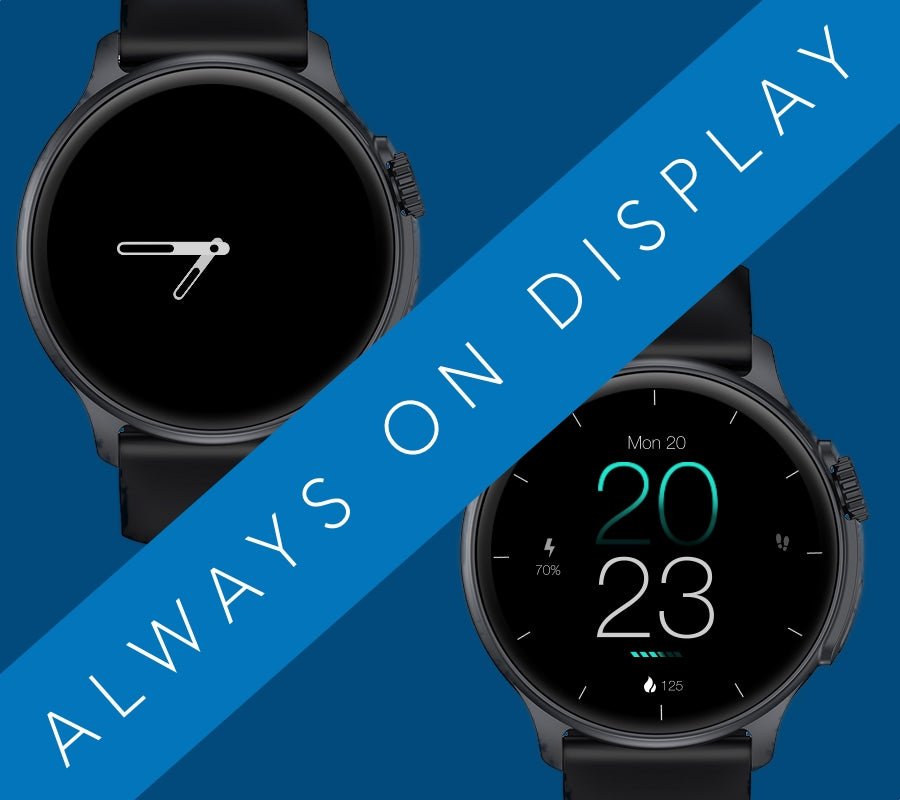 Smartwatch Męski RUBICON RNCF12 Tytan/Orange SMARUB245