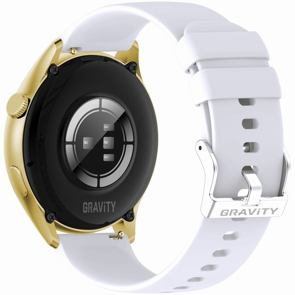 Smartwatch Gravity Złoty Pasek + Bransoleta GT11-2