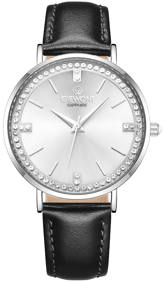 Zegarek Damski Giewont Sapphire Srebrny GW5390-A1