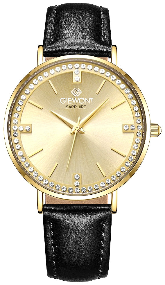 Zegarek Damski Giewont Sapphire Złoty GW5390-A2
