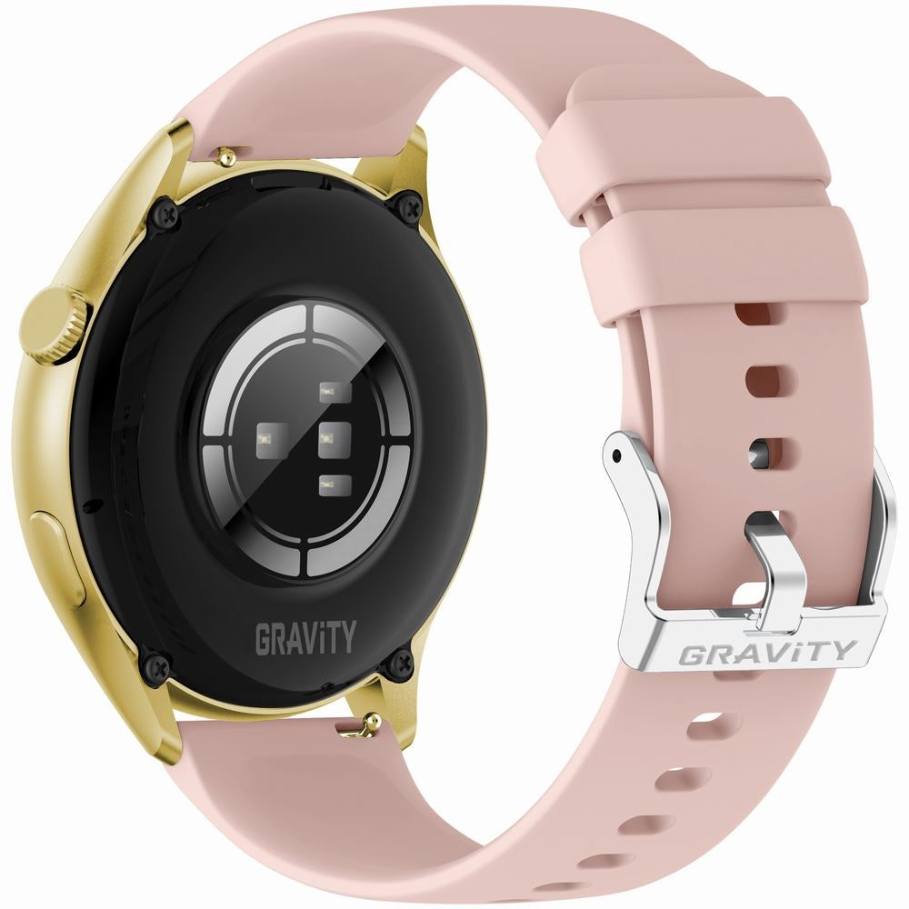 Smartwatch Gravity Złoty Pasek + Bransoleta GT11-3