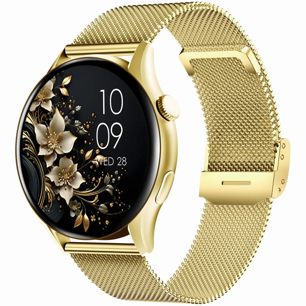 Smartwatch Gravity Złoty Pasek + Bransoleta GT11-4