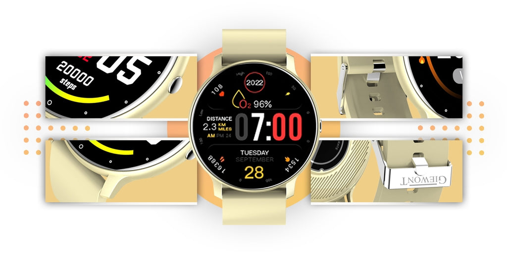 Smartwatch GIEWONT Ecru GW120-6