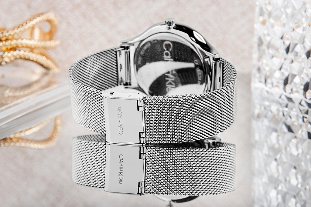 Zegarek Damski CALVIN KLEIN Timeless Mesh 25200001 + BOX