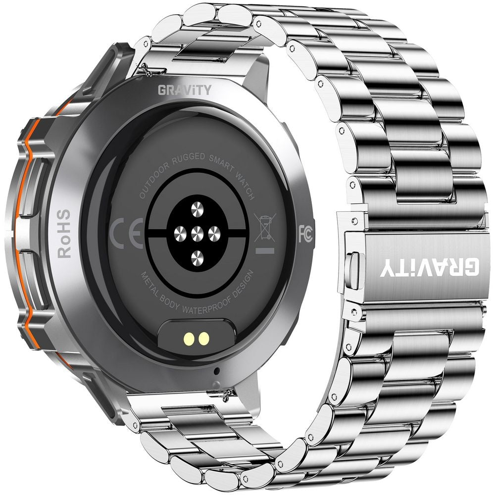 Smartwatch Gravity Grafitowy Pasek + Bransoleta GT42-4