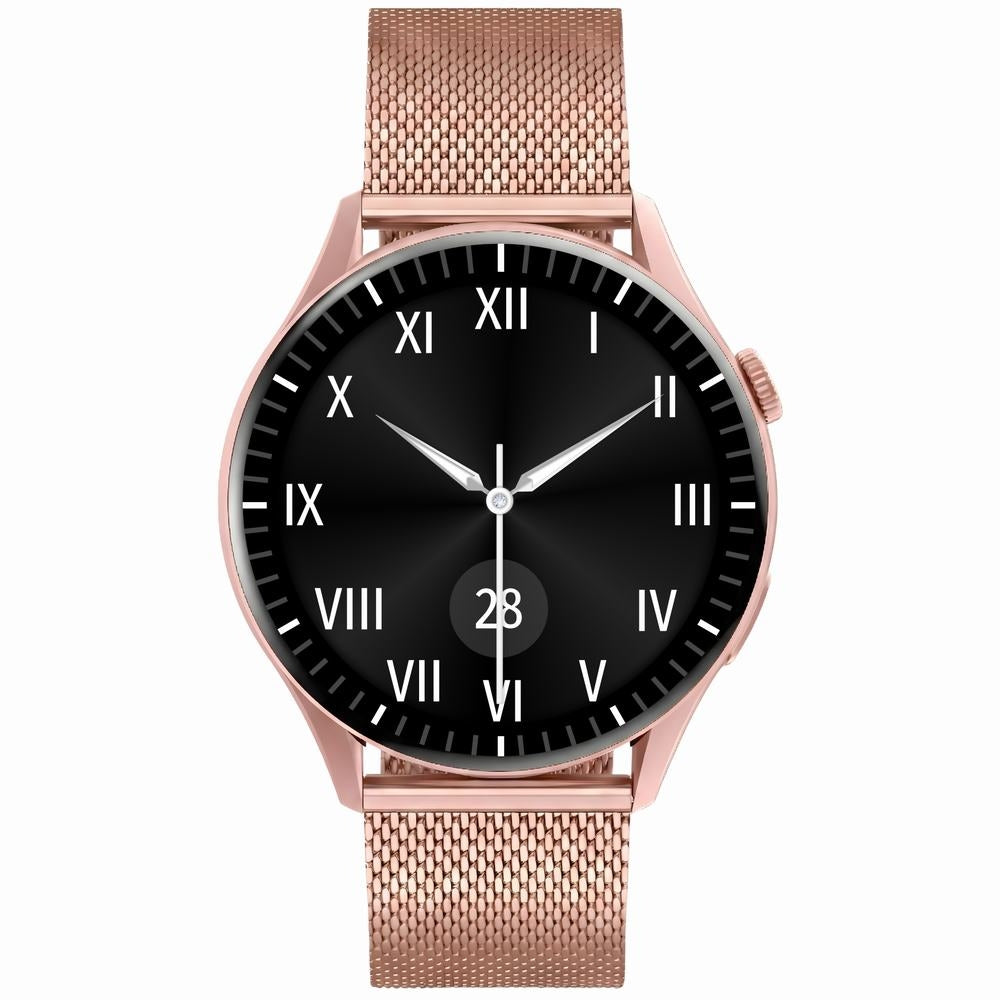 Smartwatch Gravity Różowe Złoto Pasek + Bransoleta GT11-6