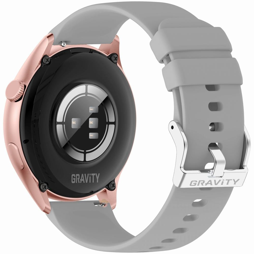 Smartwatch Gravity Różowe Złoto Pasek + Bransoleta GT11-8