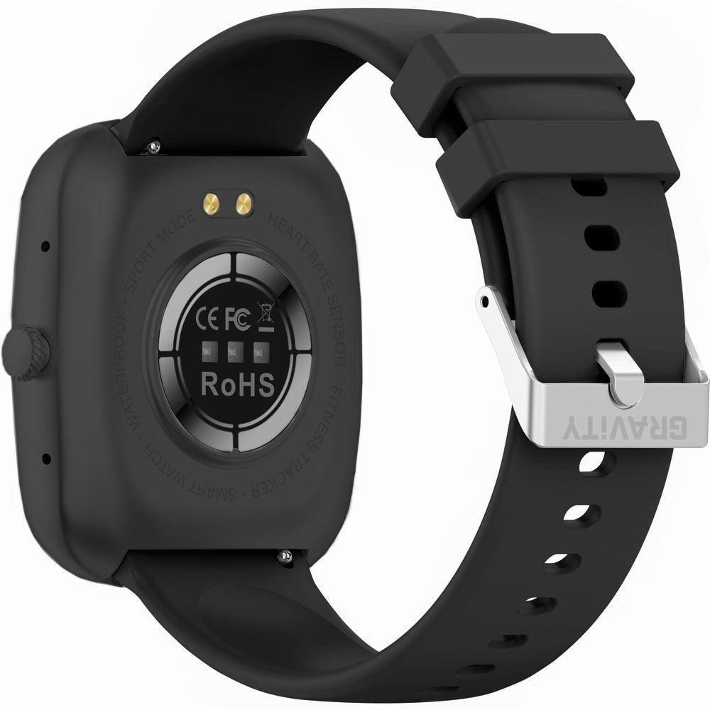 Smartwatch Gravity Czarny 2 Paski GT18-10