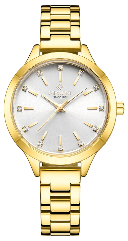 Zegarek Damski Giewont Sapphire Złoto Srebrny GW2720-B2
