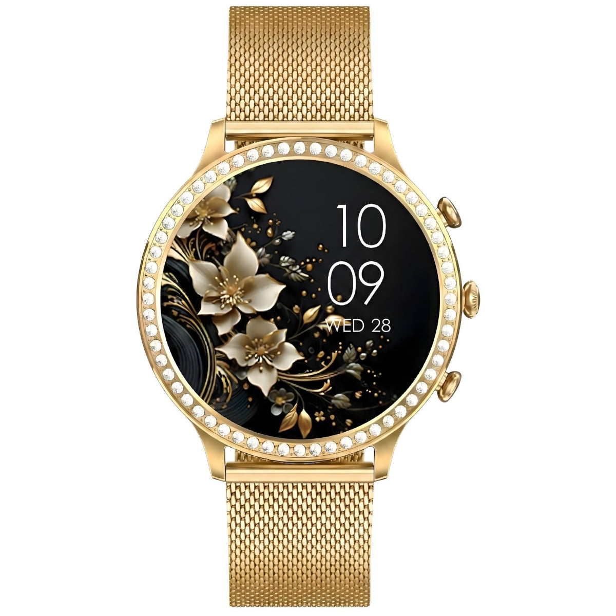 Smartwatch Gravity Złoty Pasek i Bransoleta  GT5-1