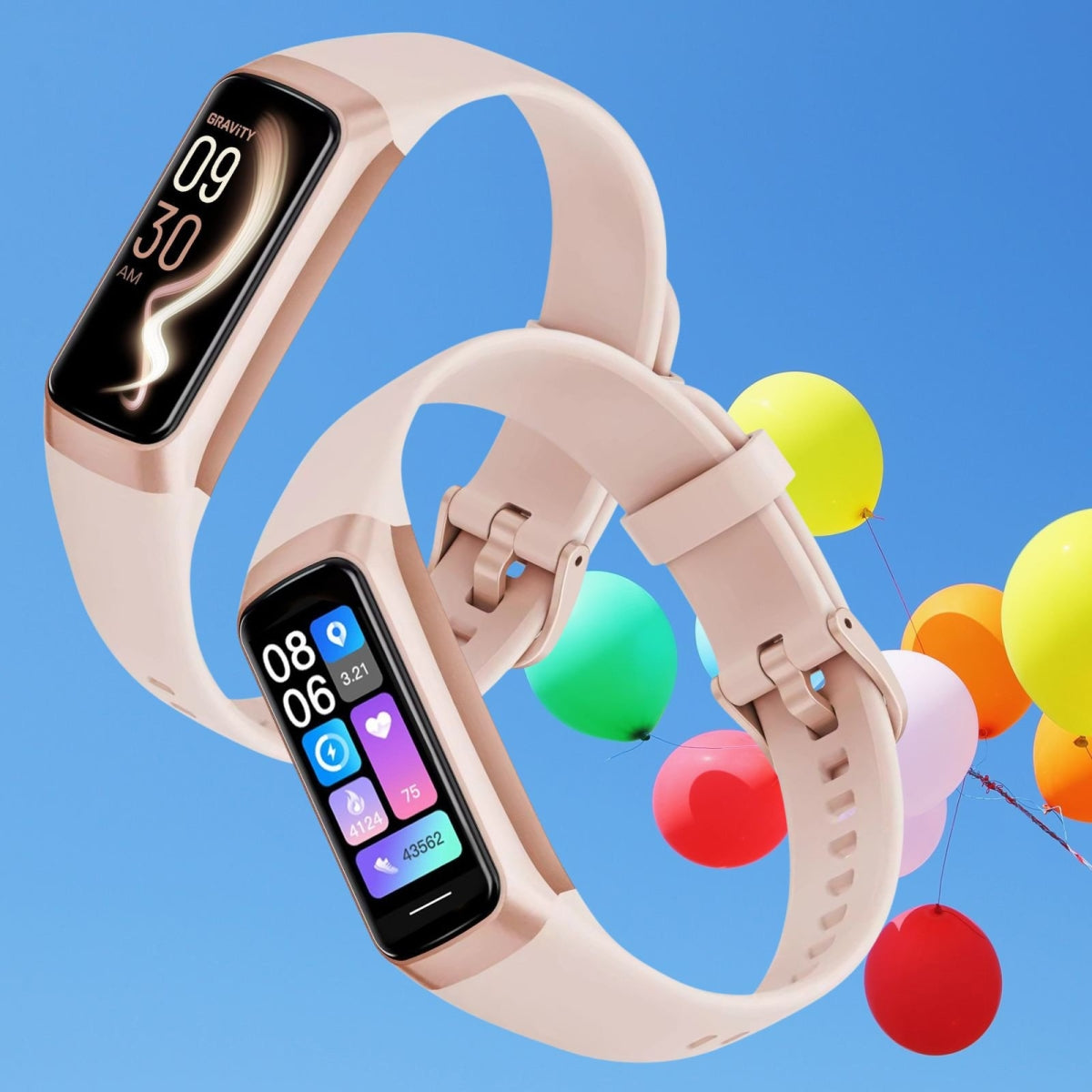 Smartband Gravity Różowe Złoto GT40-3