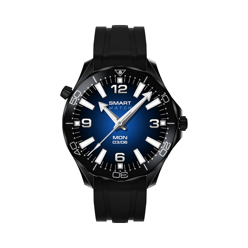 Smartwatch VELTORI VT150-1 Czarny Pasek Silikonowy + Czarna Bransoleta