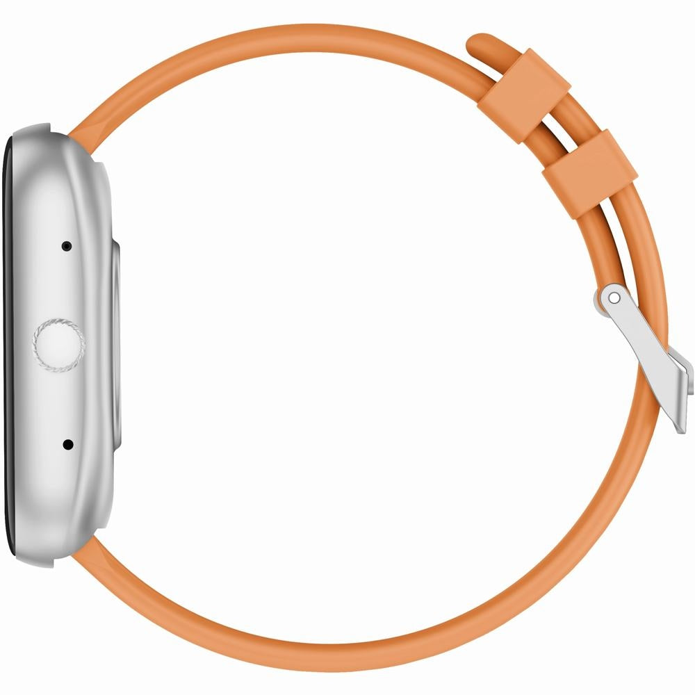 Smartwatch Męski GRAVITY GT18-4 Pomarańczowy Pasek Silikonowy + Czarny Pasek