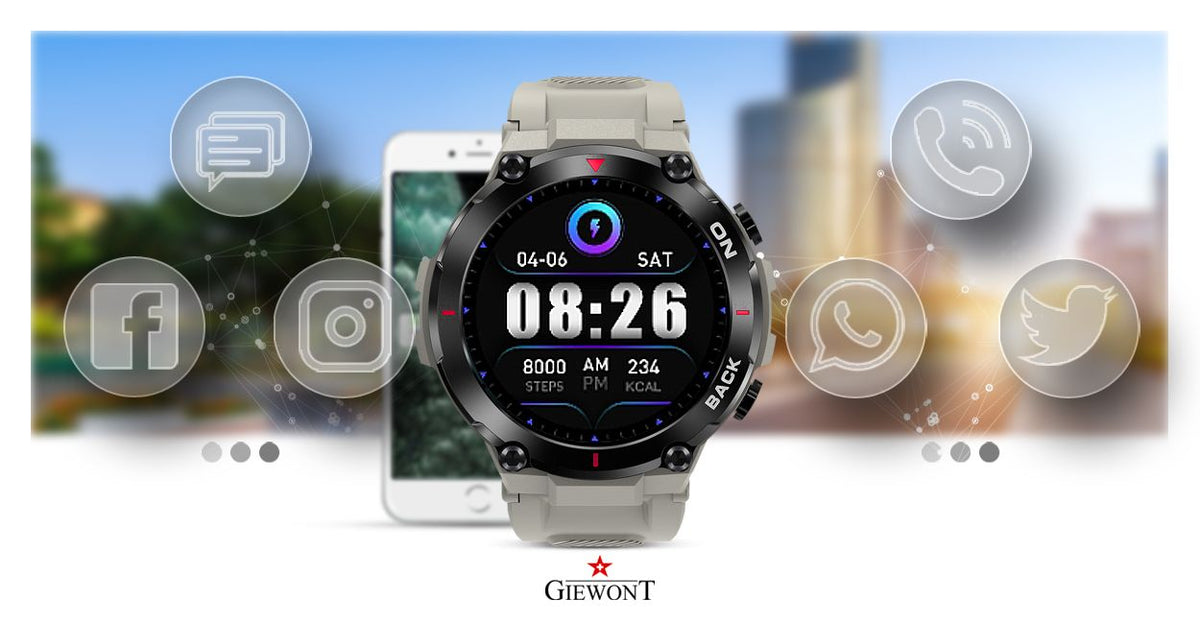 Smartwatch GIEWONT Pionier GPS GW460-3 - Light Stone