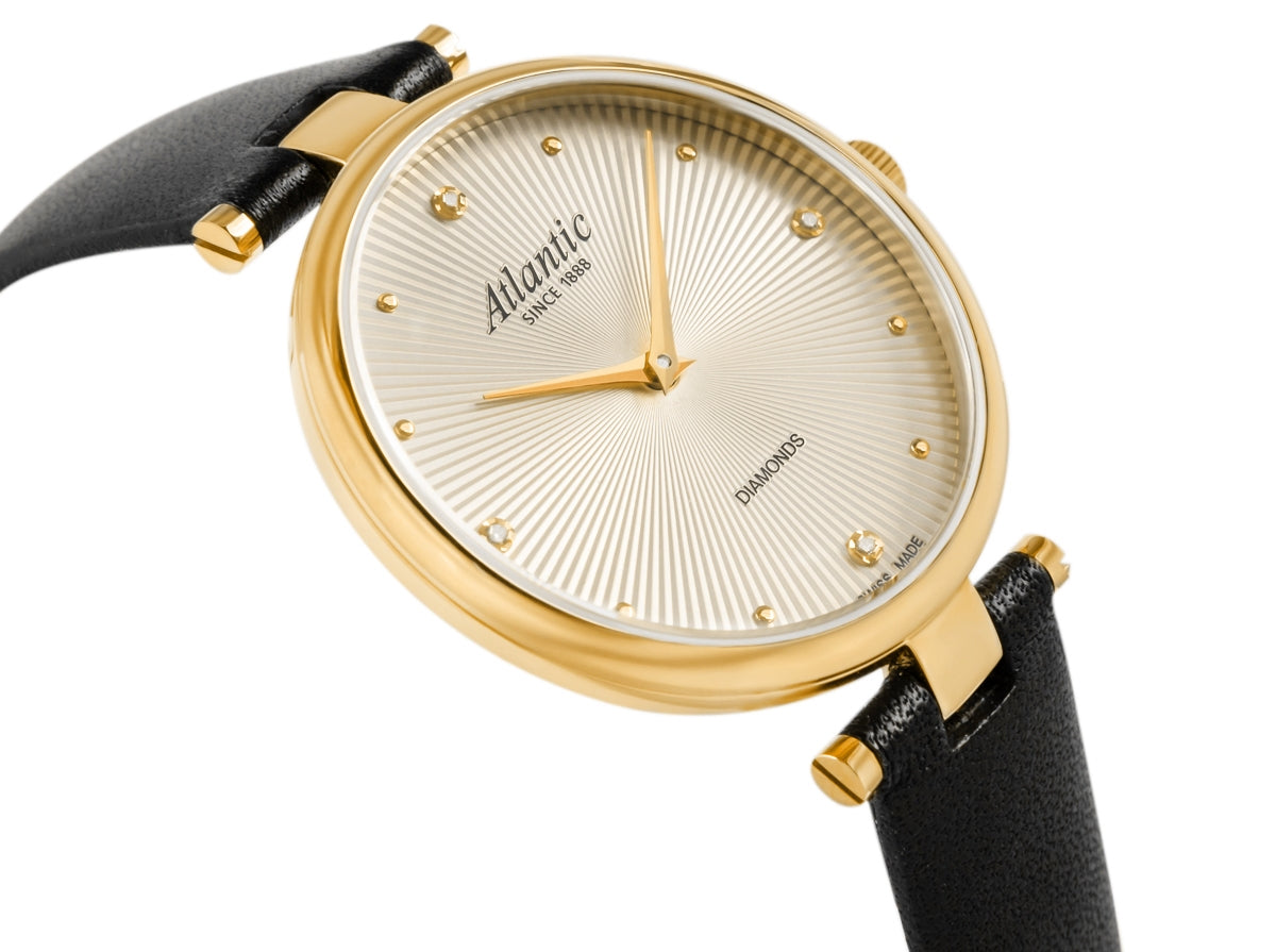 Zegarek Damski Atlantic Royal Diamonds 29044.45.37 + BOX
