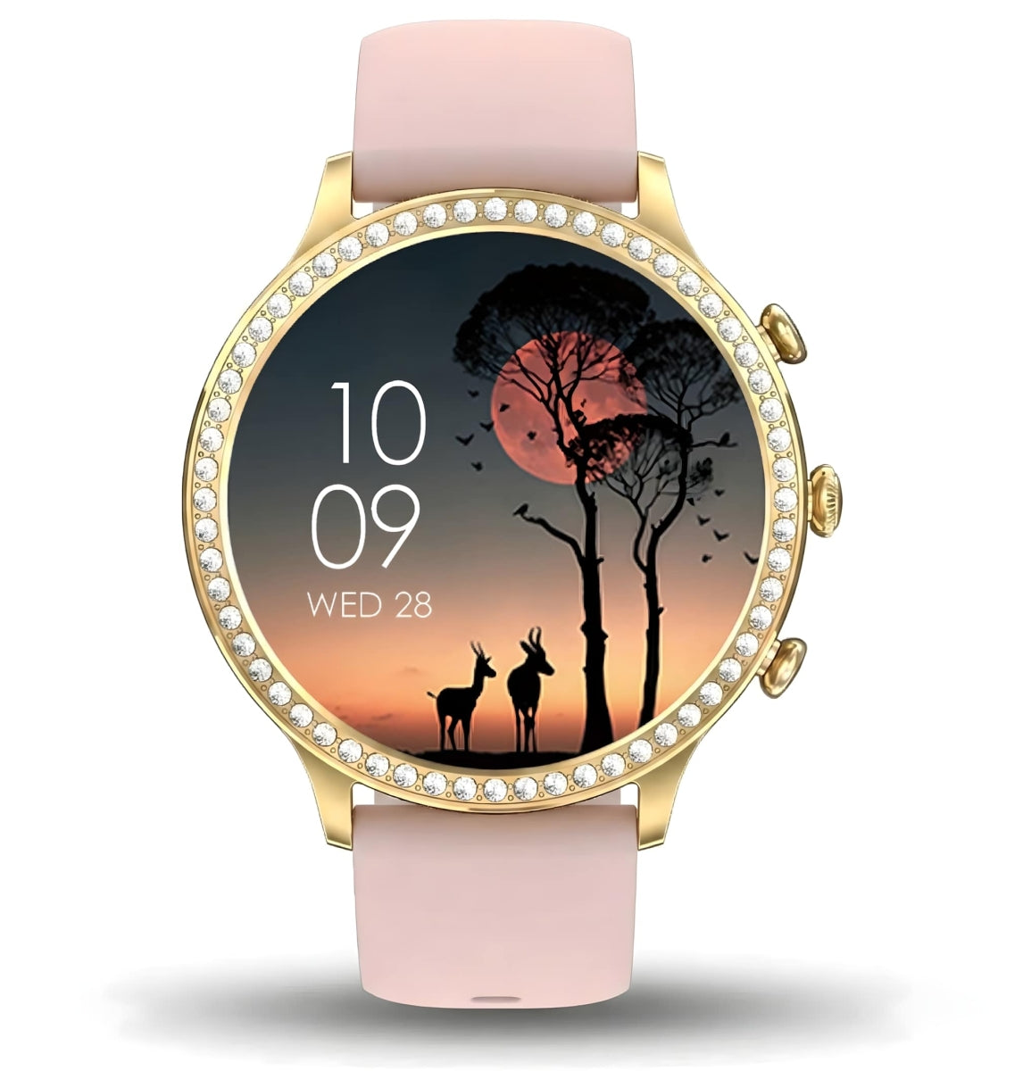 Smartwatch Gravity Złoty Pasek i Bransoleta GT5-3