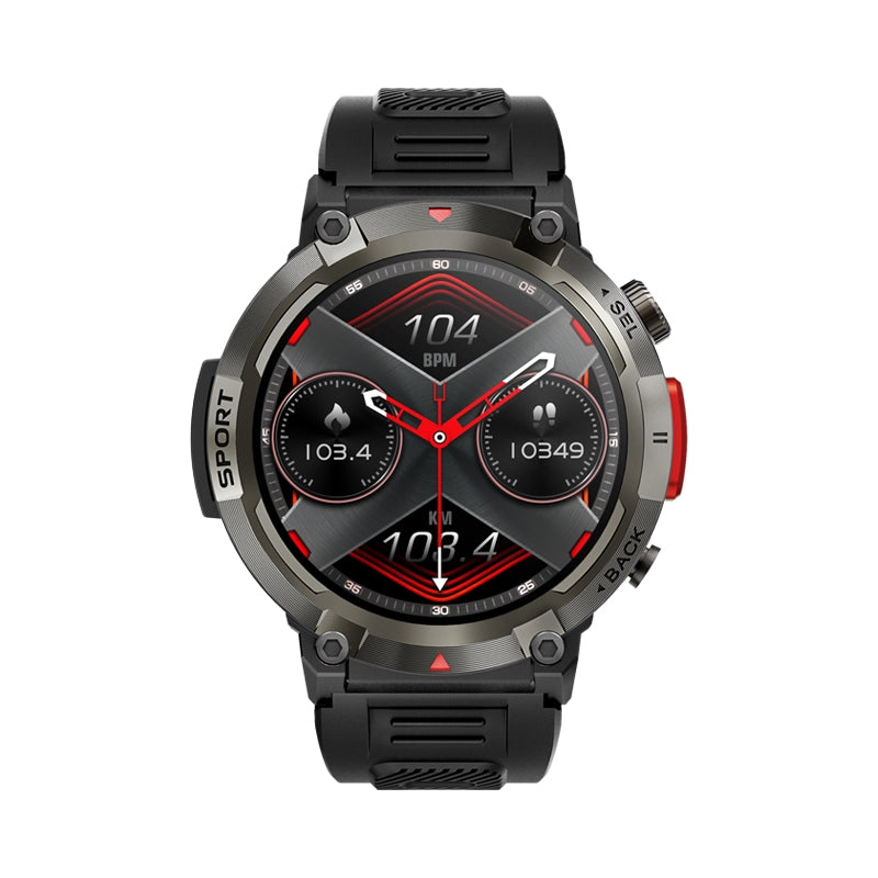 Smartwatch VELTORI VT140-1 Czarny Pasek Silikonowy