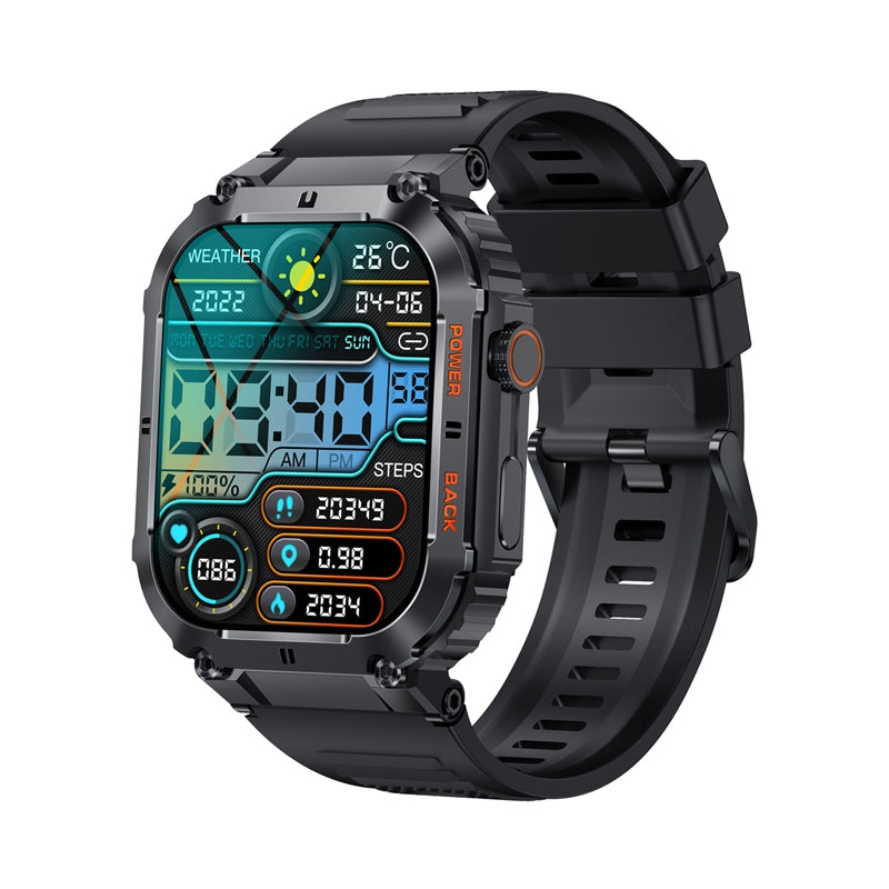 Smartwatch VELTORI VT200-1 Czarny Pasek Silikonowy