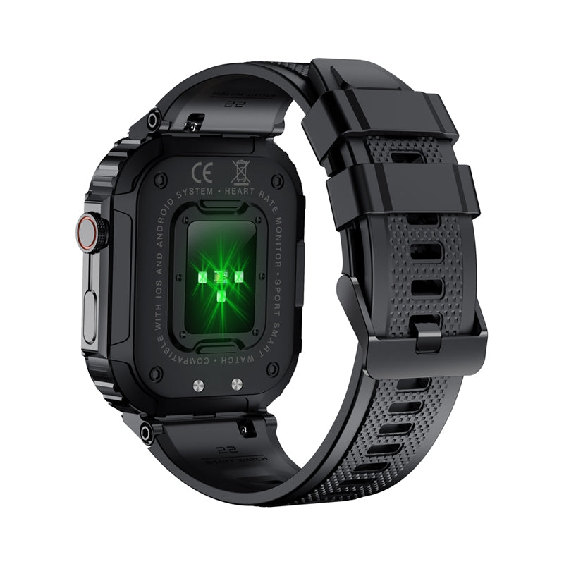 Smartwatch VELTORI VT200-1 Czarny Pasek Silikonowy