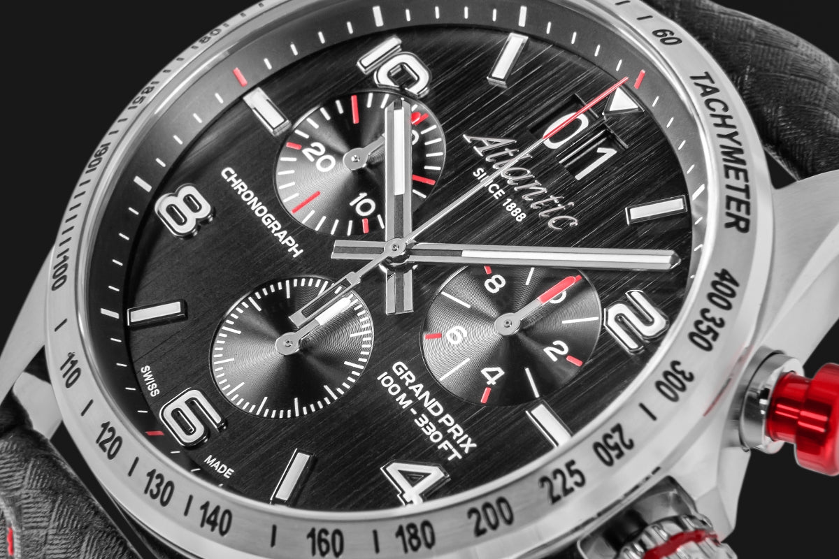 Zegarek Męski Atlantic Grand Prix Chrono 55463.41.65 + BOX
