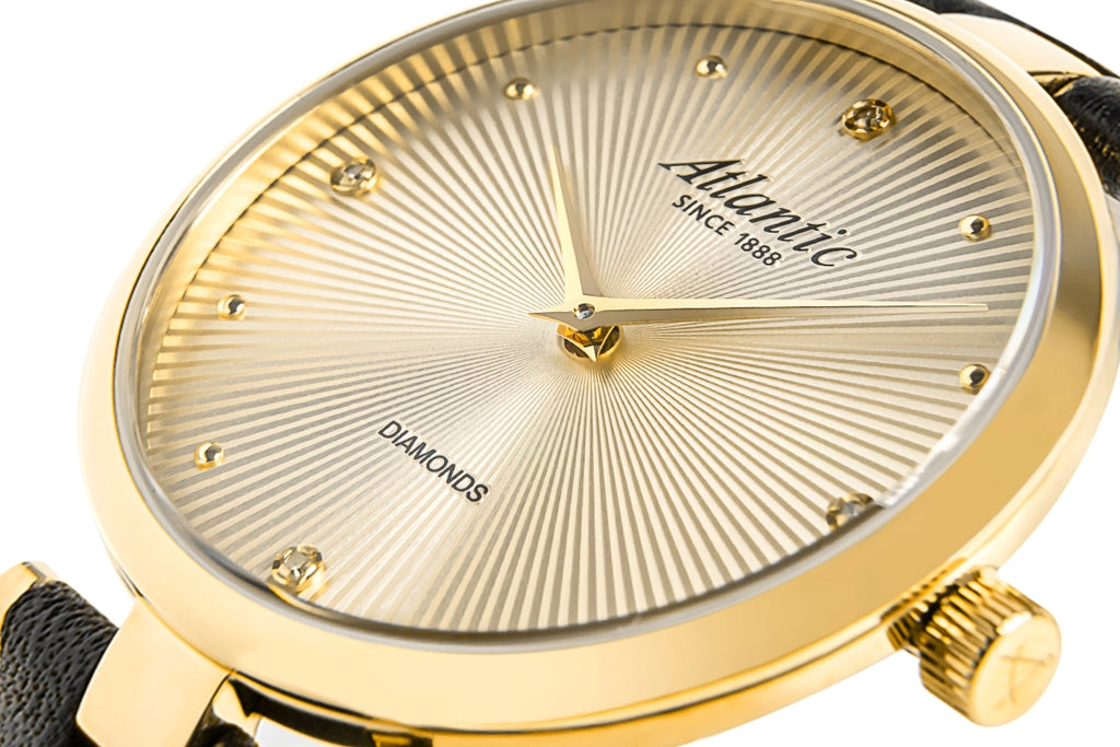 Zegarek Damski Atlantic Royal Diamonds 29044.45.37 + BOX