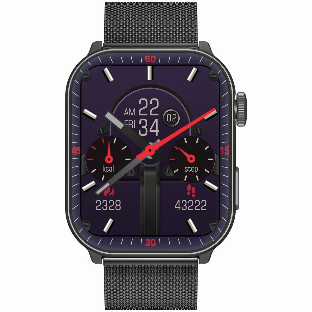 Smartwatch Męski GRAVITY GT28-3 Pasek + Bransoleta Granatowo Czarny