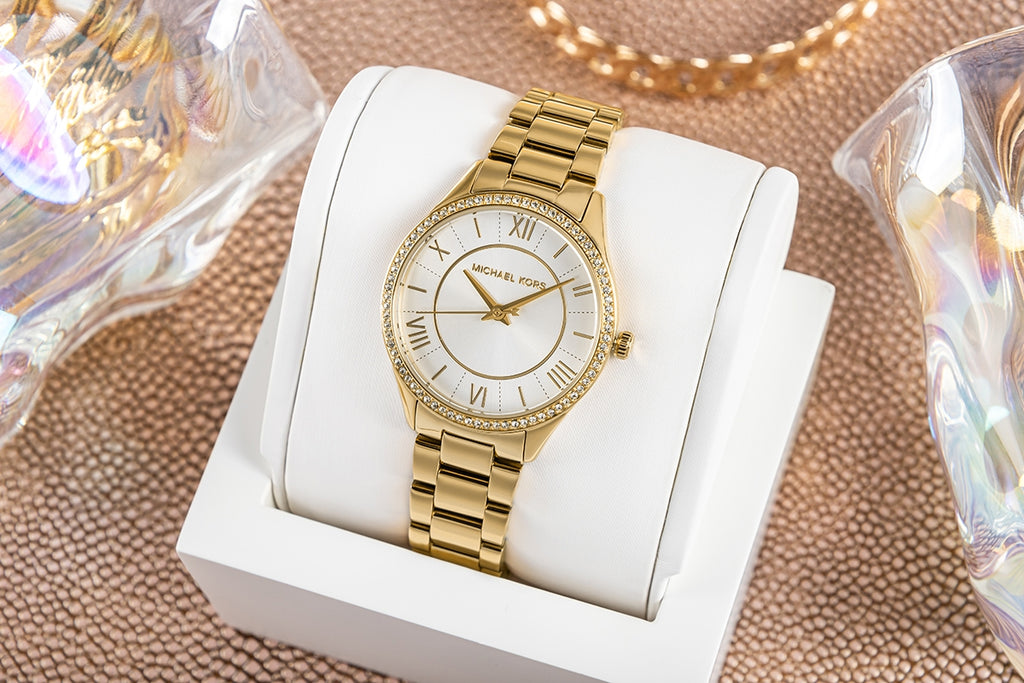 Zegarek Damski Michael Kors Lauryn + biżuteria MK4849SET + BOX