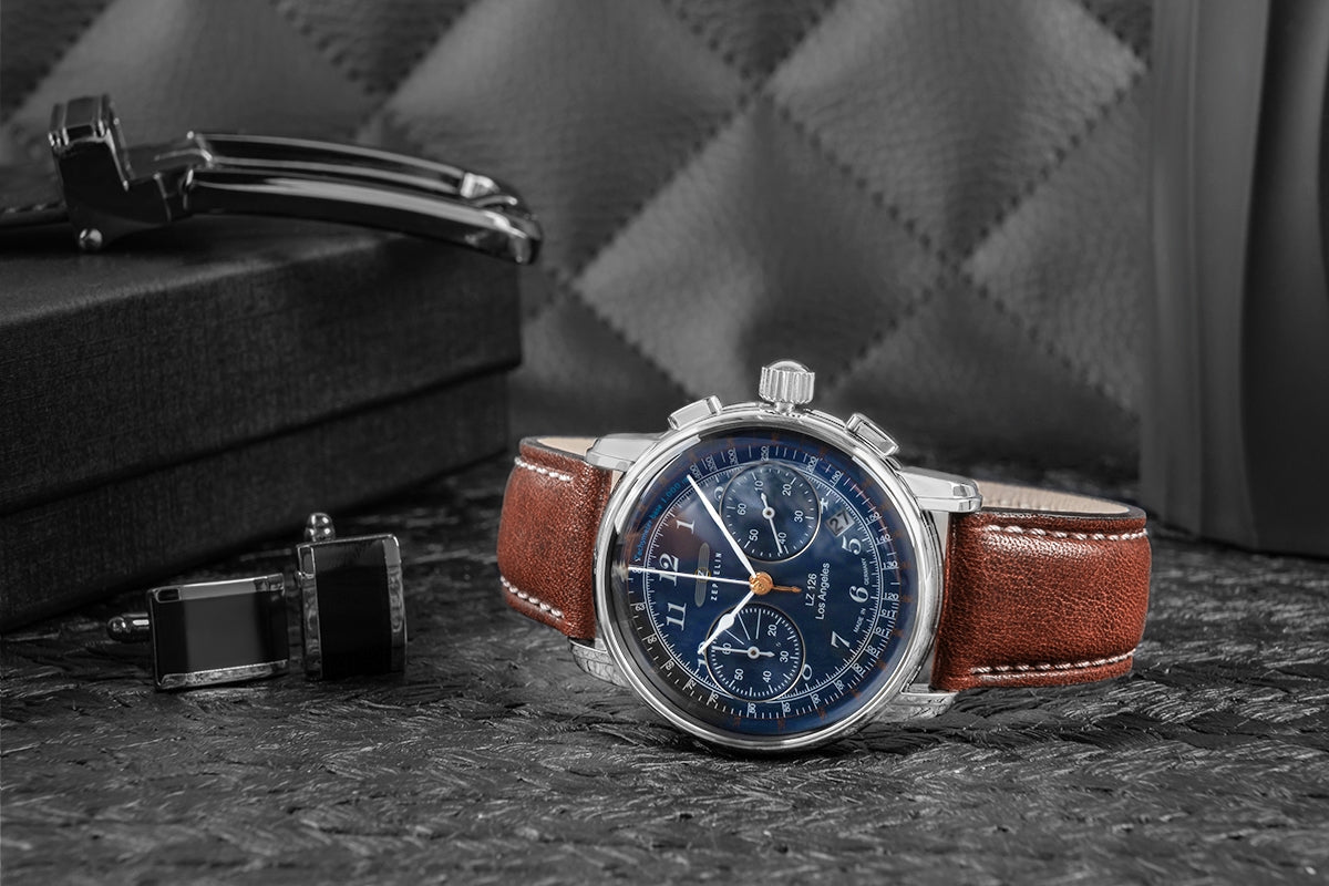 Zegarek Męski ZEPPELIN Los Angeles LZ 126 7614-3 + BOX