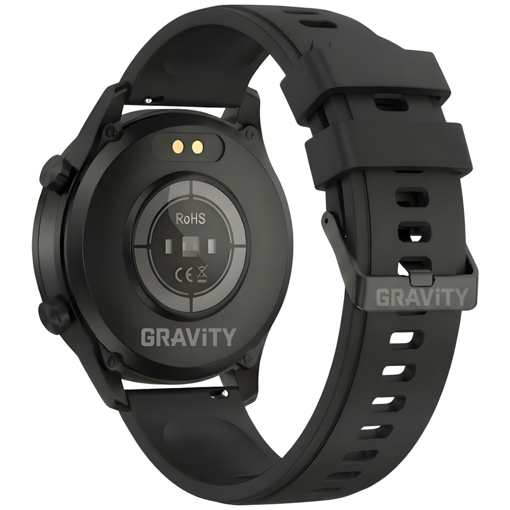 Smartwatch Gravity Czarny 2 Paski GT10-3