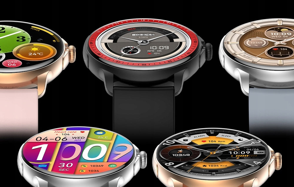 Smartwatch Damski Rubicon RNCF35 SILVER Bransoleta + Pasek