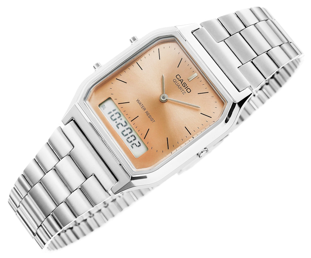 Zegarek Damski CASIO AQ-230A-4AMQYDF + BOX