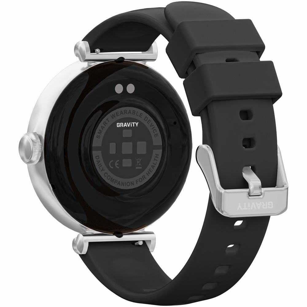 Smartwatch Gravity Srebrno Biały 2 Paski GT26-8